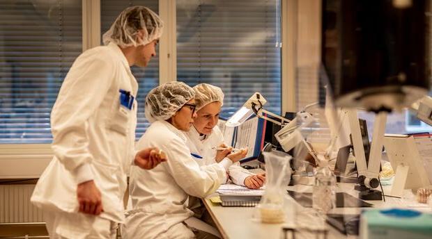 Scientist working in a lab